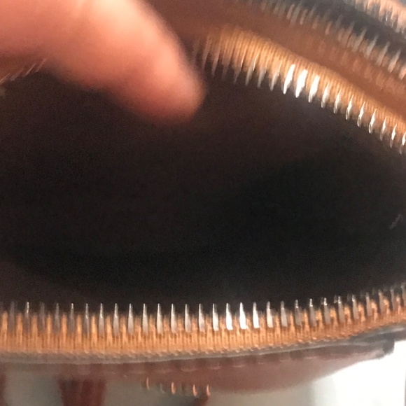 Dark brown crossbody bag and card holder - Picture 6 of 8